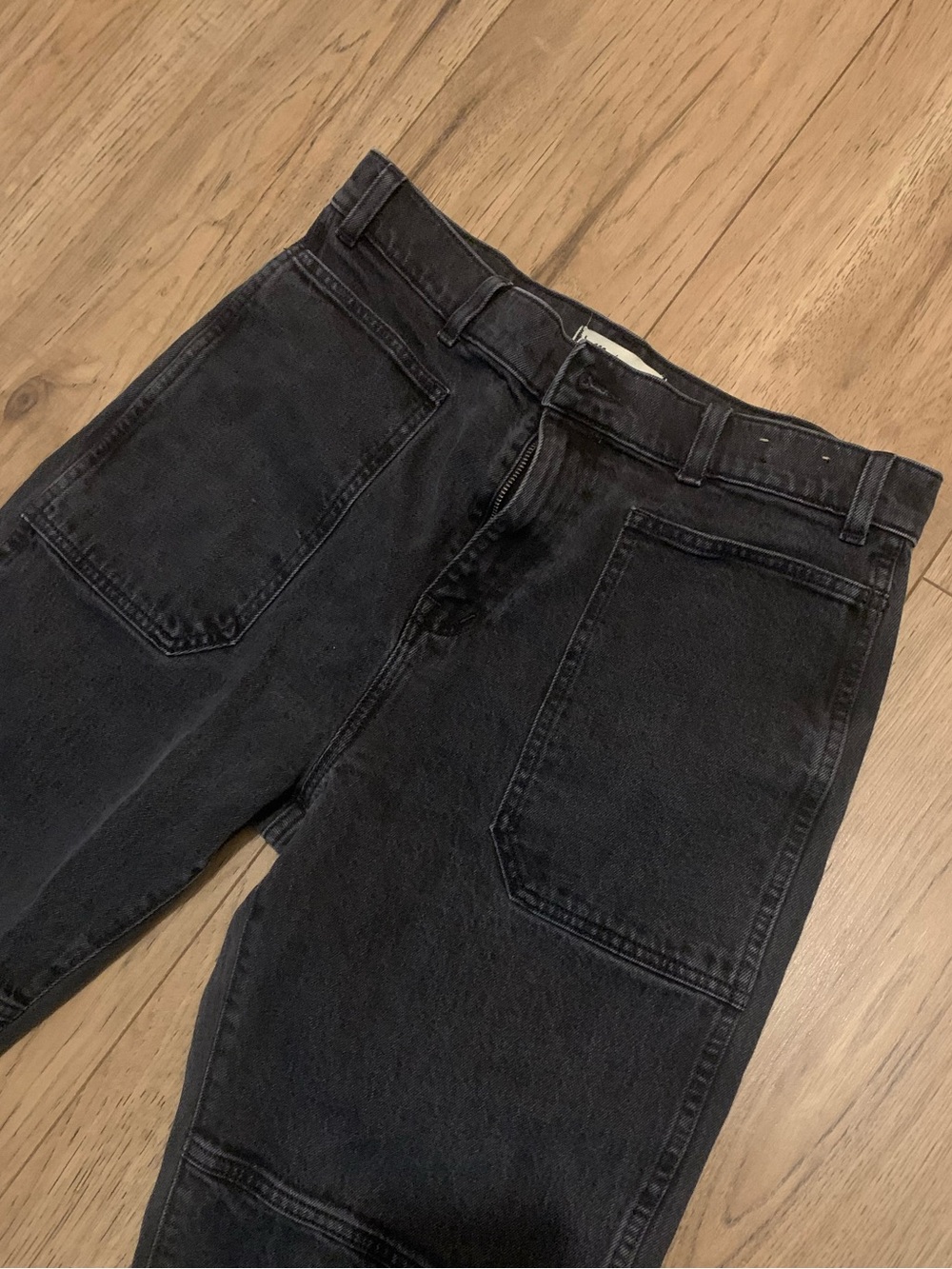 Madewell Black 90’s Straight-Leg Jeans